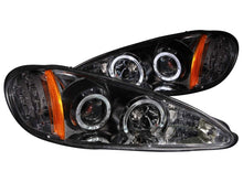Load image into Gallery viewer, Anzo 1999-2005 Pontiac Grand Am Projector Headlights w/ Halo w/ LED Black