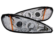 Load image into Gallery viewer, Anzo 1999-2005 Pontiac Grand Am Projector Headlights w/ Halo w/ LED Chrome