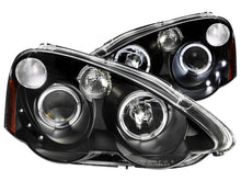Load image into Gallery viewer, Anzo 2002-2004 Acura Rsx Projector Headlights w/ Halo Black