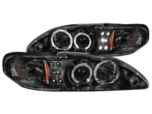 Load image into Gallery viewer, Anzo 1994-1998 Ford Mustang Projector Headlights w/ Halo Black G2 1 pc