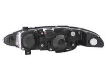 Load image into Gallery viewer, Anzo 1995-1996 Mitsubishi Eclipse Projector Headlights w/ Halo Black G3