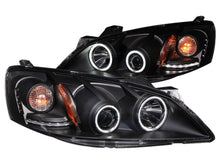 Load image into Gallery viewer, Anzo 2005-2010 Pontiac G6 Projector Headlights w/ Halo Black (CCFL)