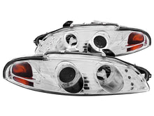 Load image into Gallery viewer, Anzo 1997-1999 Mitsubishi Eclipse Projector Headlights w/ Halo Chrome G2
