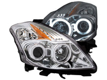 Load image into Gallery viewer, Anzo 2008-2009 Nissan Altima Projector Headlights w/ Halo Chrome (CCFL)