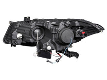 Load image into Gallery viewer, Anzo 2008-2012 Honda Accord Projector Headlights w/ Halo Black (CCFL)