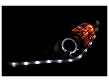 Load image into Gallery viewer, Anzo 2011-2014 Hyundai Sonata Projector Headlights w/ Halo Black