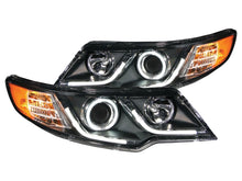 Load image into Gallery viewer, Anzo 2010-2013 Kia Forte Projector Headlights w/ Halo Black (CCFL) G2
