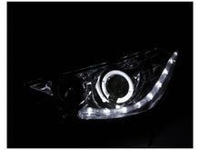 Load image into Gallery viewer, Anzo 2012-2013 Hyundai Accent Projector Headlights w/ Halo Chrome (CCFL)