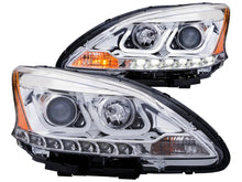 Load image into Gallery viewer, Anzo 2013-2015 Nissan Sentra Projector Headlights w/ U-Bar Chrome