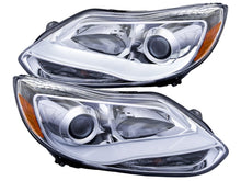 Load image into Gallery viewer, Anzo 2012-2014 Ford Focus Projector Headlights w/ Plank Style Design Chrome