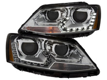 Load image into Gallery viewer, Anzo 2011-2013 Volkswagen Jetta Projector Headlights w/ Plank Style Design