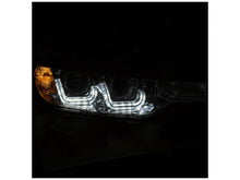 Load image into Gallery viewer, Anzo 2012-2015 BMW 3 Series Projector Headlights w/ U-Bar Chrome HID Compa