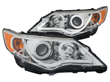 Load image into Gallery viewer, Anzo 2012-2013 Toyota Camry Projector Headlights w/ Halo Chrome