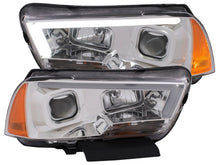 Load image into Gallery viewer, Anzo  11-14 Dodge Charger Projector Headlights w/ Plank Style Design