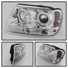 Load image into Gallery viewer, Spyder Jeep Grand Cherokee 99-04 Projector Headlights LED Halo LED Chrm - PRO-YD-JGC99-HL-C 5011152