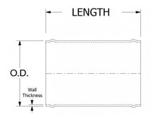 Load image into Gallery viewer, HPS Performance Products HPS 6061 Aluminum Joiner Tube Piping Hose Connector with Bead Roll