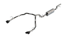 Load image into Gallery viewer, Borla 21-22 Chevrolet Tahoe 5.3L V8 2/4WD 4DR 3in/2.75in Touring Cat-Back Exhaust -Black Chrome Tips 140856BC