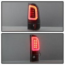 Load image into Gallery viewer, Spyder 97-03 Ford F150 Stylsd. F250/350 V3 Light Bar LED Tail Lights - Blk ALT-YD-FF15097V3-LBLED-BK 5084231