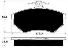 Load image into Gallery viewer, Porterfield Brake Pads for 1987 AUDI 5000