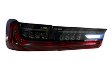 Load image into Gallery viewer, BMW 3 Series G20 G28 Red and Smoked CSL Style Laser Tail Lights (2019-2024)