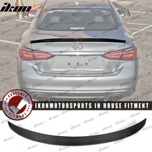 Load image into Gallery viewer, 2014-2023 Infiniti Q50 ST Style Rear Trunk Spoiler Wing Carbon Fiber