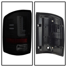 Load image into Gallery viewer, Spyder GMC Sierra 2016-2017 Light Bar LED Tail Lights - Black Smoke ALT-YD-GS16-LED-BSM 5083784