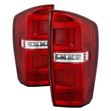 Load image into Gallery viewer, Spyder 16-17 Toyota Tacoma LED Tail Lights - Red Clear (ALT-YD-TT16-LED-RC) 5085757