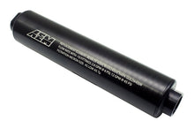 Load image into Gallery viewer, AEM Electronics Black Universal High Flow -10 AN Inline Fuel Filter