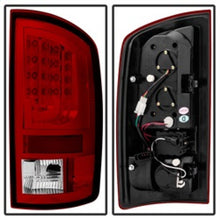 Load image into Gallery viewer, Spyder Dodge Ram 07-08 1500 Version 2 LED Tail Lights - Red Clear ALT-YD-DRAM06V2-LED-RC 5081971