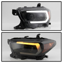 Load image into Gallery viewer, Spyder Toyota Tacoma 16-18 (TRD Model Only) Projector Headlights Black Smoke PRO-YD-TT16V1-SEQ-BSM 5087553