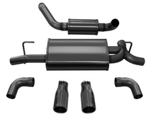 Load image into Gallery viewer, Corsa Performance 18+ Jeep Wrangler JL 2.5in Dual Rear Exit Black Tips Touring Axle