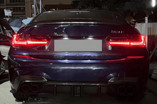 Load image into Gallery viewer, BMW 3 Series G20 G28 Red and Smoked CSL Style Laser Tail Lights (2019-2024)