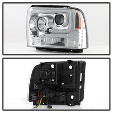 Load image into Gallery viewer, Spyder Platinum Ford F250/350/450 05-07 High-Power LED Module Proj. Headlights-Chrome (PRO-YD-FS05V2 5087904