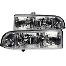 Load image into Gallery viewer, Anzo 1998-2005 Chevrolet S-10 Crystal Headlights Chrome