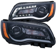 Load image into Gallery viewer, Anzo 2011-2014 Chrysler 300 Projector Headlights w/Plank Style Design Black