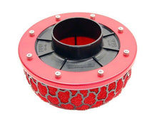 Load image into Gallery viewer, HKS SMF Reloaded 60mm Inlet Universal Air Filter 150mm Red