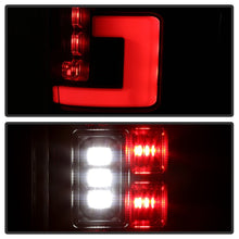 Load image into Gallery viewer, Spyder 17-18 Ford F-250 SD (w/Blind Spot Sensor) LED Tail Lights - Blk (ALT-YD-FS17BS-LED-BK) 5085610