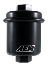 Load image into Gallery viewer, AEM Electronics High Volume Fuel Filter Black