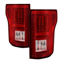 Load image into Gallery viewer, Spyder Ford F150 2015-2017 Light Bar LED Tail Lights - Red Clear ALT-YD-FF15015-LBLED-RC 5083692