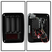 Load image into Gallery viewer, Spyder 07-16 Jeep Wrangler Verison 2 Light Bar LED Tail Lights - Smoke (ALT-YD-JWA07V2-LBLED-BSM) 5084781