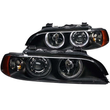 Load image into Gallery viewer, Anzo 1997-2001 BMW 5 Series Projector Headlights w/ Halo Black