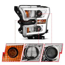 Load image into Gallery viewer, Anzo 2015-2016 Ford F-150 Projector Headlights w/ Plank Style Switchback Ch