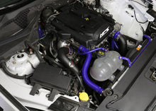 Load image into Gallery viewer, HPS Performance HPS Intercooler Hot Charge Pipe and Cold Side with Blue Hoses 15-17 Ford Mustang Ecoboost 2.3L Turbo, Black