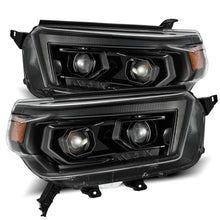 Load image into Gallery viewer, AlphaRex 10-13 Toyota 4Runner LUXX LED Proj Headlights Plank Style Alpha Black w/Seq Signal/DRL 880756 *Discontinued