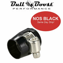 Load image into Gallery viewer, 8AN AN-8 Push On Hose End Cover Clamp Finisher Black Aluminum Anodized Fitting