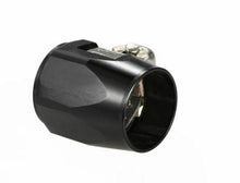 Load image into Gallery viewer, 8AN AN-8 Push On Hose End Cover Clamp Finisher Black Aluminum Anodized Fitting