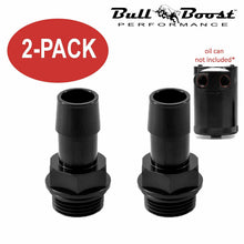 Load image into Gallery viewer, 2x Aluminum 10mm Barb Fitting For Oil Catch Can Reservoir Tank Racing 2-Port