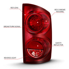 Load image into Gallery viewer, ANZO 2007-2009 Dodge Ram 1500 Tail Light Red Lens (OE) 311309