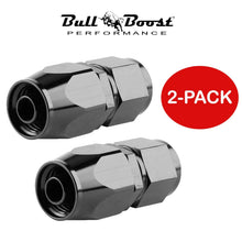 Load image into Gallery viewer, AN8 8AN Straight Swivel Hose End Fitting Adapter Performance QUALITY 2-PACK*