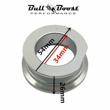 Load image into Gallery viewer, Billet CNC Aluminum Blow Off Valve Adapter Flange for Ssqv To TiAL 50mm BOV